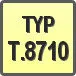 Piktogram - Typ: T.8710